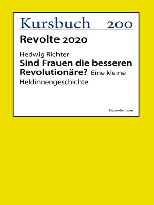 cover image of Sind Frauen die besseren Revolutionäre?